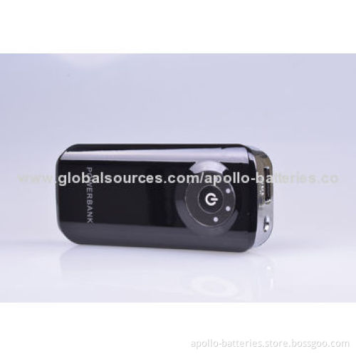 2014 newest full capacity portable mobile power bank, 6600mAh external power bank